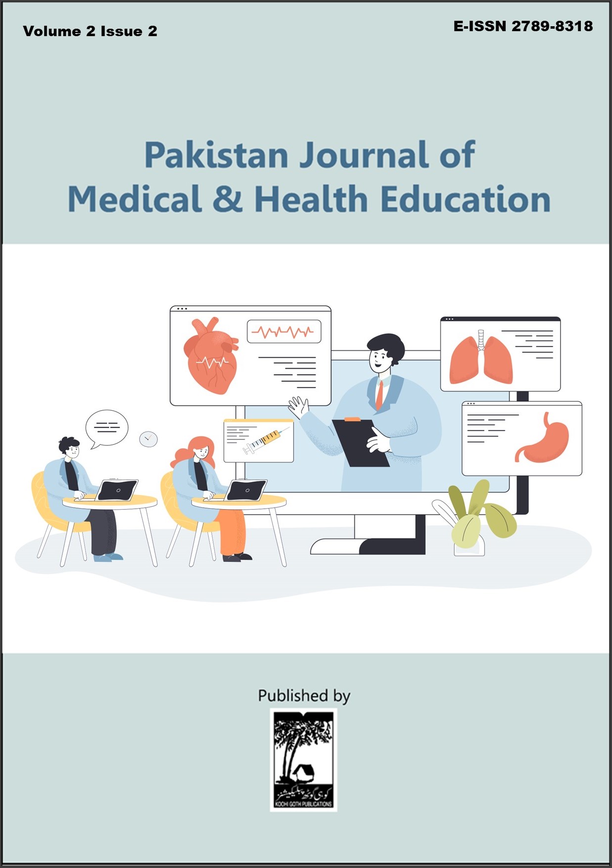 					View Vol. 2 No. 2 (2022): Pakistan Journal of Medical and Health Education
				